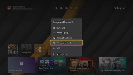 Dragons Dogma 2 - 3 - Manage Game and Add Ons