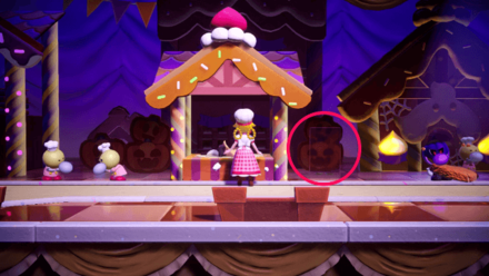 Princess Peach Showtime - Welcome to the Spooky Party Hide and Seek Theet Location 2
