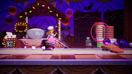 Princess Peach Showtime - Welcome to the Spooky Party Hide and Seek Theet Location 3