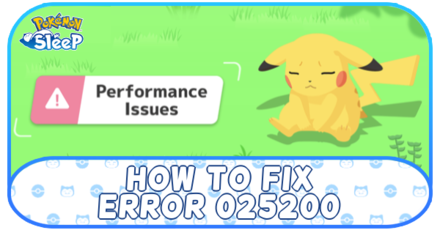 Pokemon Sleep - How to Fix Error 025200