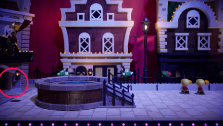 Princess Peach Showtime - The Stolen Statue Hide and Seek Theet Location 1