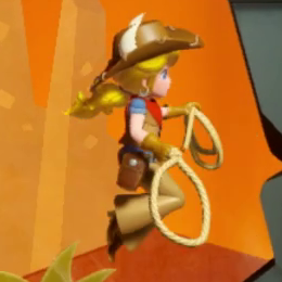 Princess Peach Showtime - Cowgirl Controls Jump