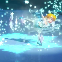 Princess Peach Showtime - Figure Skater Controls Action Spin