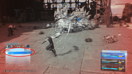 FF7 Rebirth - White Mousse Firaga