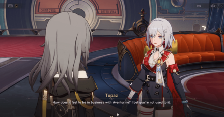 Honkai Star Rail - When the Sacred Ginmill Closes - Talk to Topaz