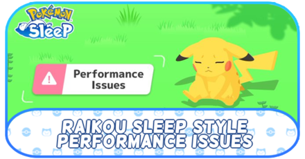 Raikou Sleep Style Performance Issues Top Banner
