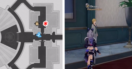 Star Rail - Clockwork Oksana Location in Clock Studios Theme Park