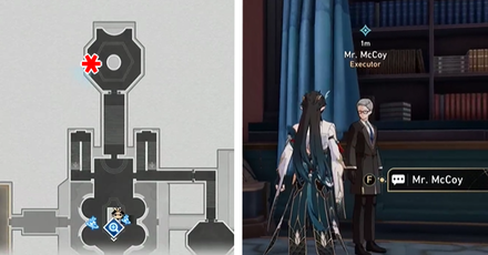 Star Rail - Clockwork Mr. McCoy Location in Dewlight Pavilion