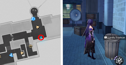 Honkai Star Rail - Clock Studios Theme Park - Lordly Trashcan Challenge Location 2