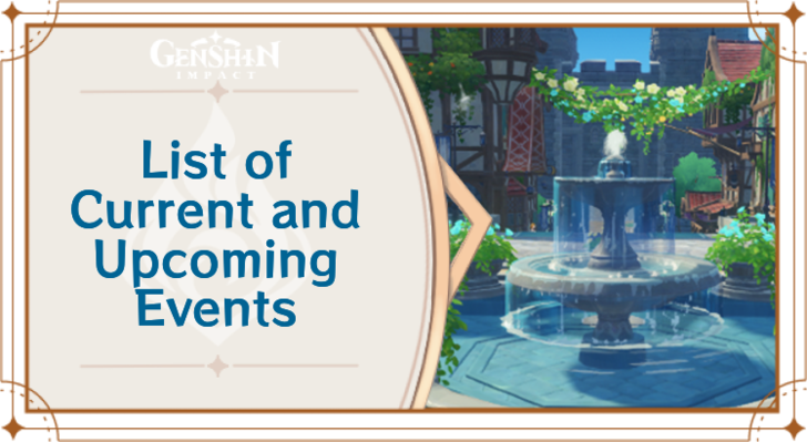 Genshin Impact - Event Schedule and Calendar