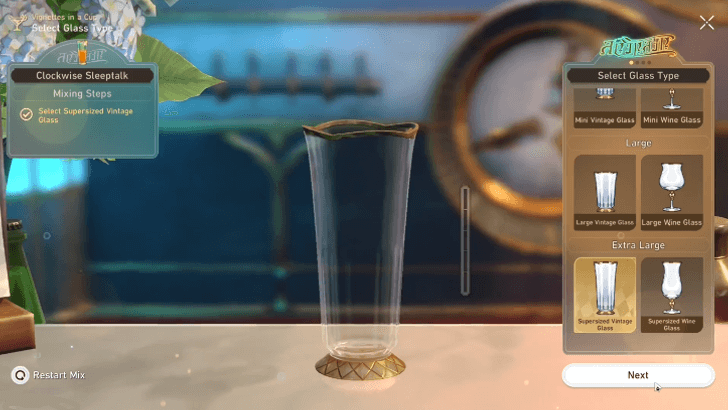 Honkai Star Rail - Select the Indicated Glass Type