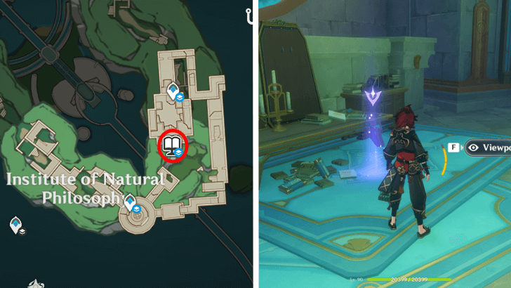 Genshin - Viewpoint in Narzissenkreuz Ordo