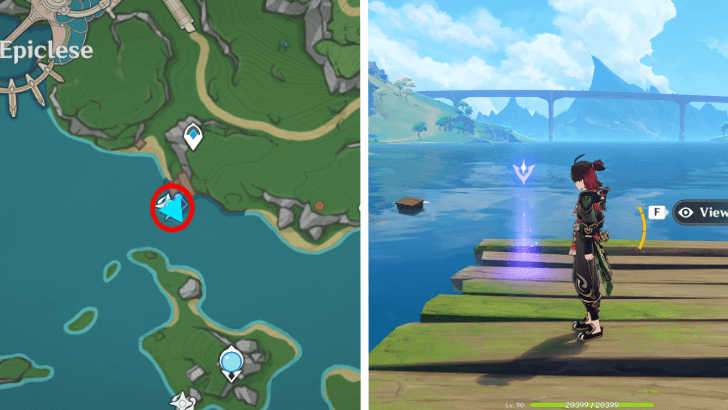 Genshin - Viewpoint in Morte Region