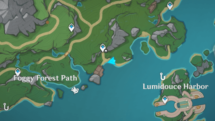 Genshin - Viewpoint in The Rusty Rudder