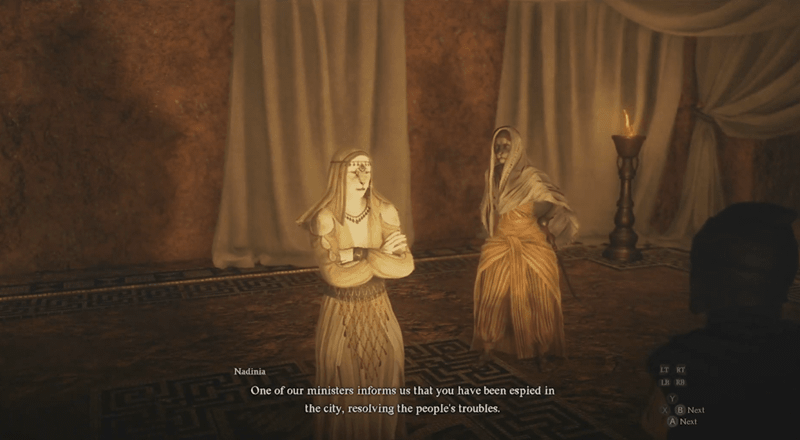 Report Back to Nadinia