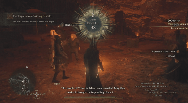 Volcanic Island Evacuation