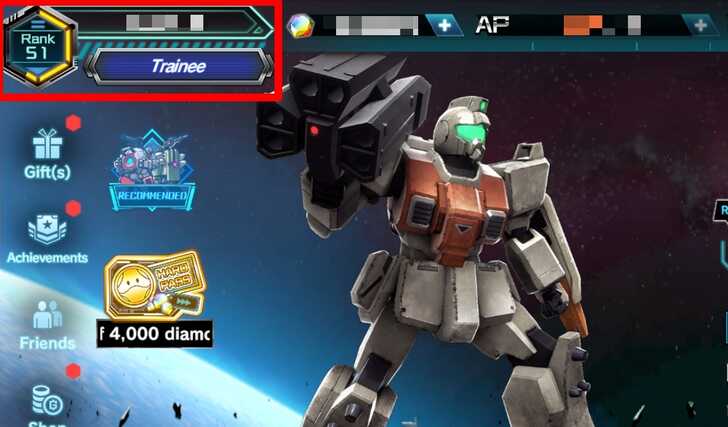 Player EXP - Gundam UC Engage