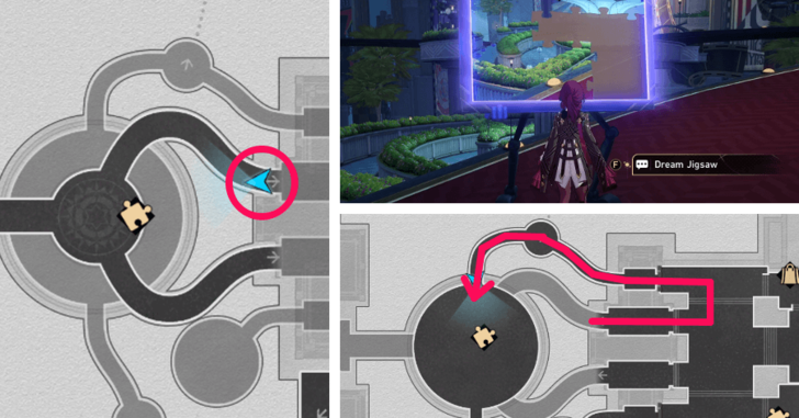 Honkai Star Rail - Clock Studios Theme Park Dream Jigsaw Puzzle 1 Location