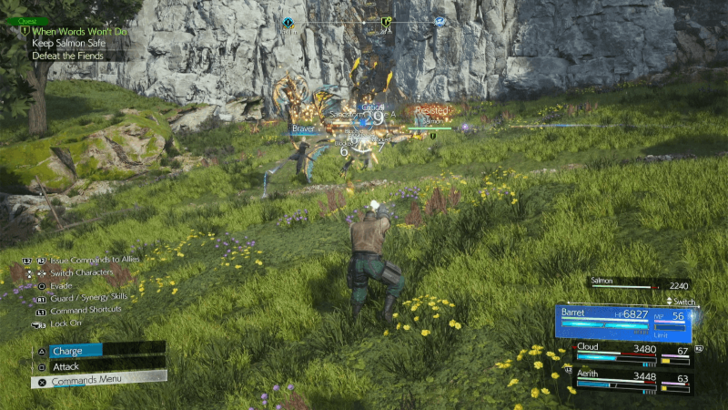 FF7 Rebirth - Barret vs Sandstorm Drake