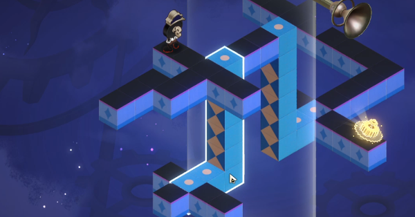 Star Rail - Dream Ticker Dewlight Pavilion 1 - Rotate the Blue Block Three Times