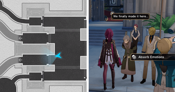 Honkai Star Rail - Sad Gear Location - Couple Near Clockie Statue