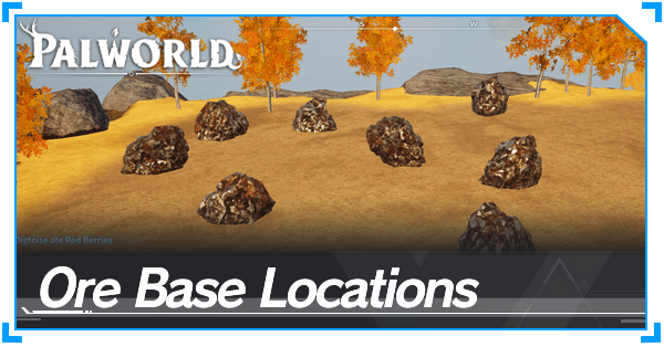 Palworld - Best Ore Base Locations Banner