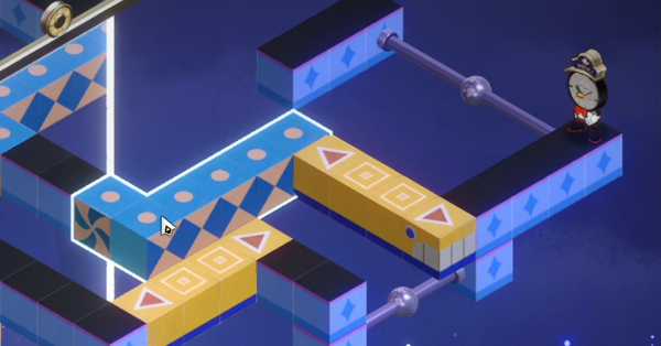 Star Rail - Clock Studios Theme Park 3 - Rotate North Blue Block Once