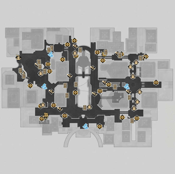 Honkai Star Rail - Golden Hour F2 Map