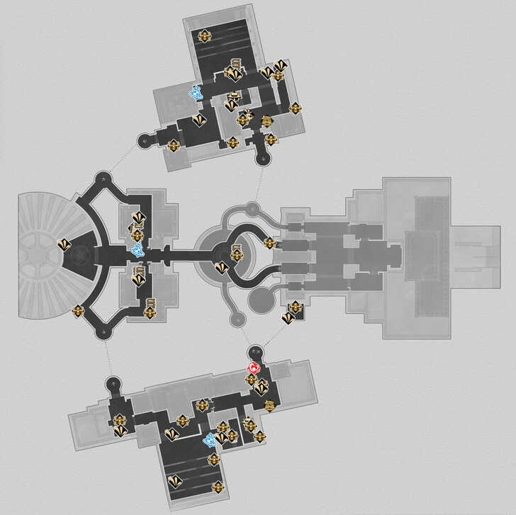 Honkai Star Rail - Clock Studios Theme Park F2 Map