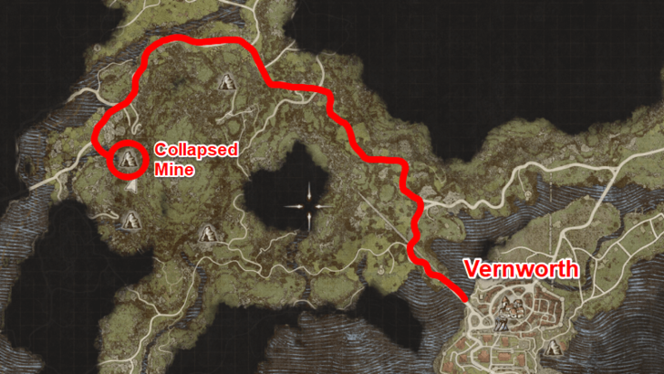 How to Get to Collapsed Mine