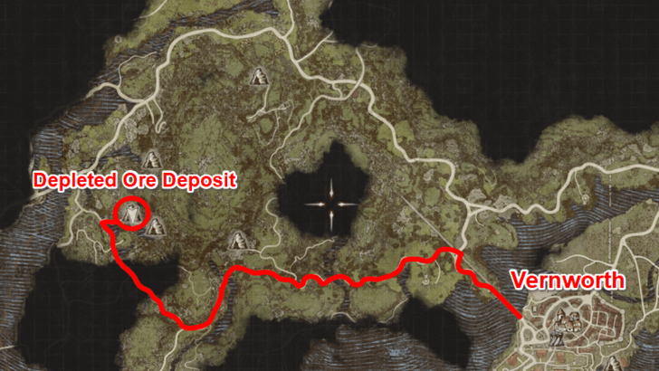 How to Get to Depleted Ore Deposit