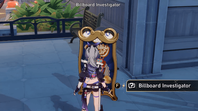 Honkai Star Rail - Billboard Investigator NPC