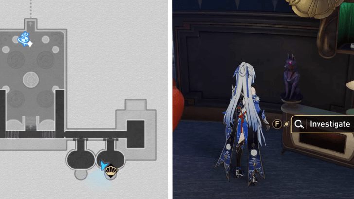 Honkai Star Rail - Hound Statue Location in The Reverie (Reality)