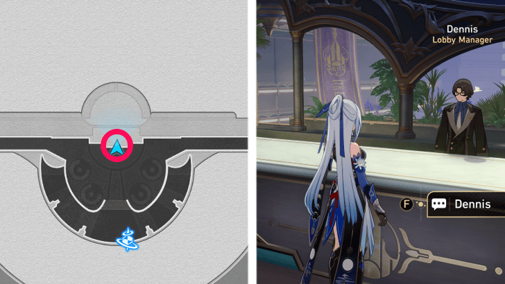 Honkai Star Rail - Dennis Location