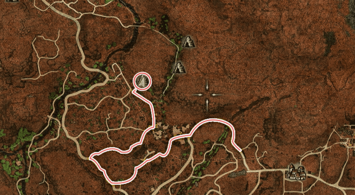 Eremitic Sanctuary Location