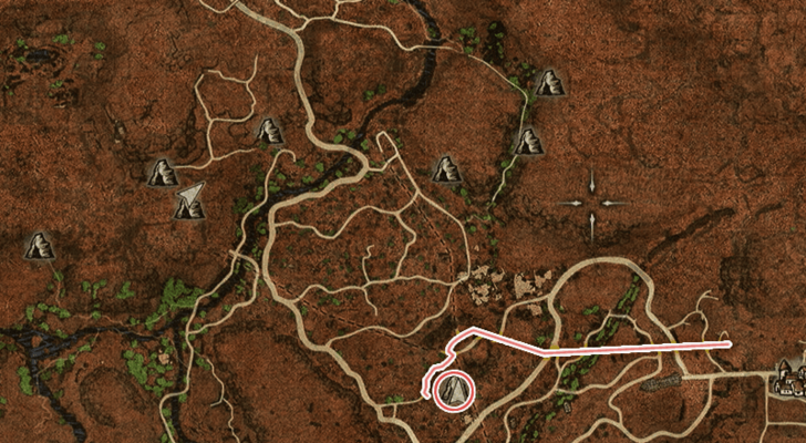 Tomb of Anramma Location