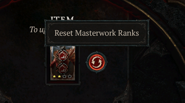 Resetting Master Works