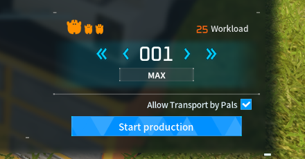 Palworld - Crafting and Transporting