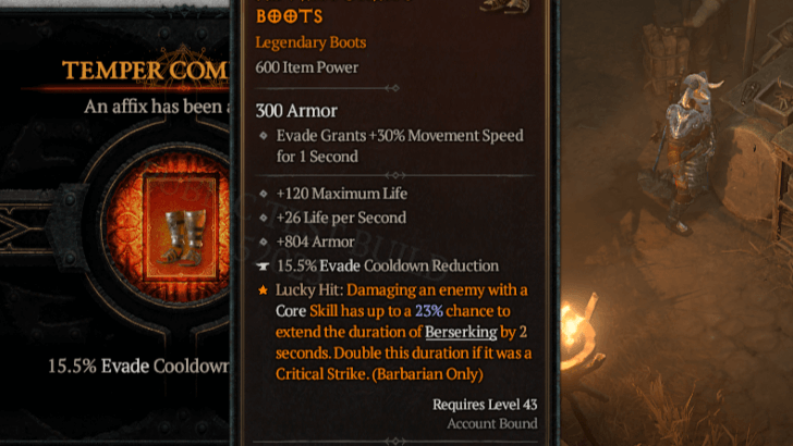 Diablo 4 - Boots with new Affixes