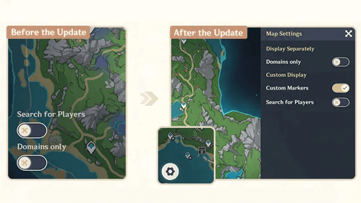 Genshin - Developers Discussion in 4.6 - Map Settings