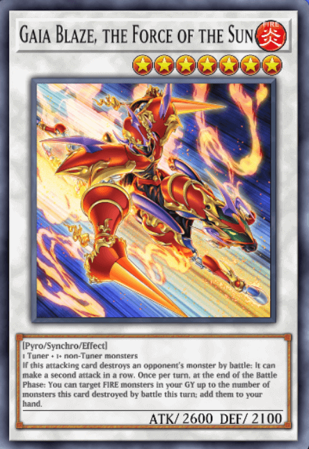 Gaia Blaze, the Force of the Sun