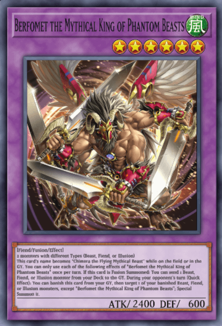 Berfomet the Mythical King of Phantom Beasts