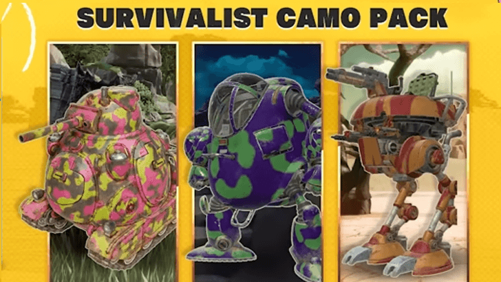 Sand Land Survivalist Camo Pack