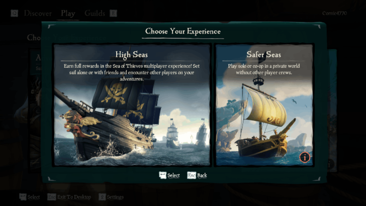 Sea of Thieves - Play in High Seas