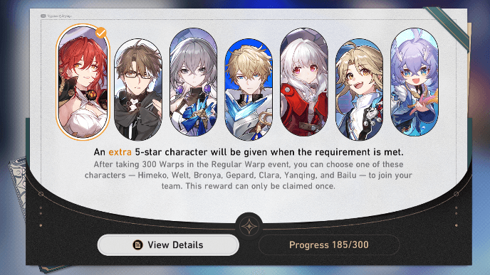 HSR - Free 5-Star Character