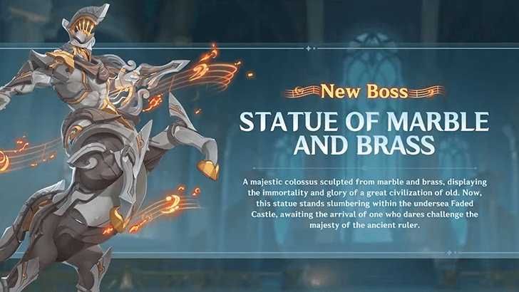 Genshin Impact - Statue of marble and Brass