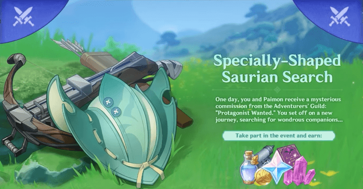 Genshin - Specially-Shaped Saurian Search