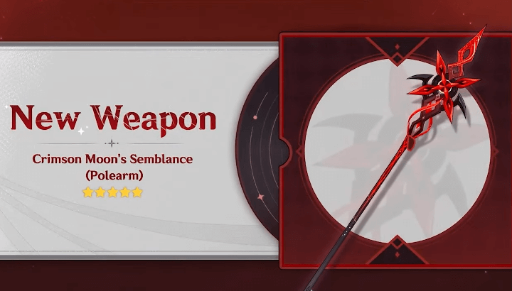 Genshin Impact - New Weapon Crimson Moon