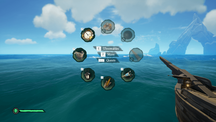 Sea of Thieves - Radial Menu