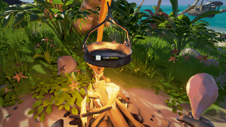Sea of Thieves - Cook Food to Get A Hearty Meal Commendation